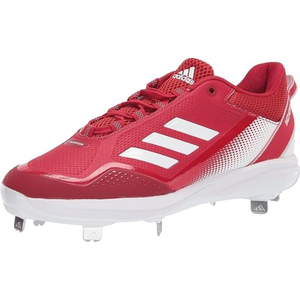 Adidas Mens Icon 7 Metal Baseball Cleats S23861 Red White Size 14